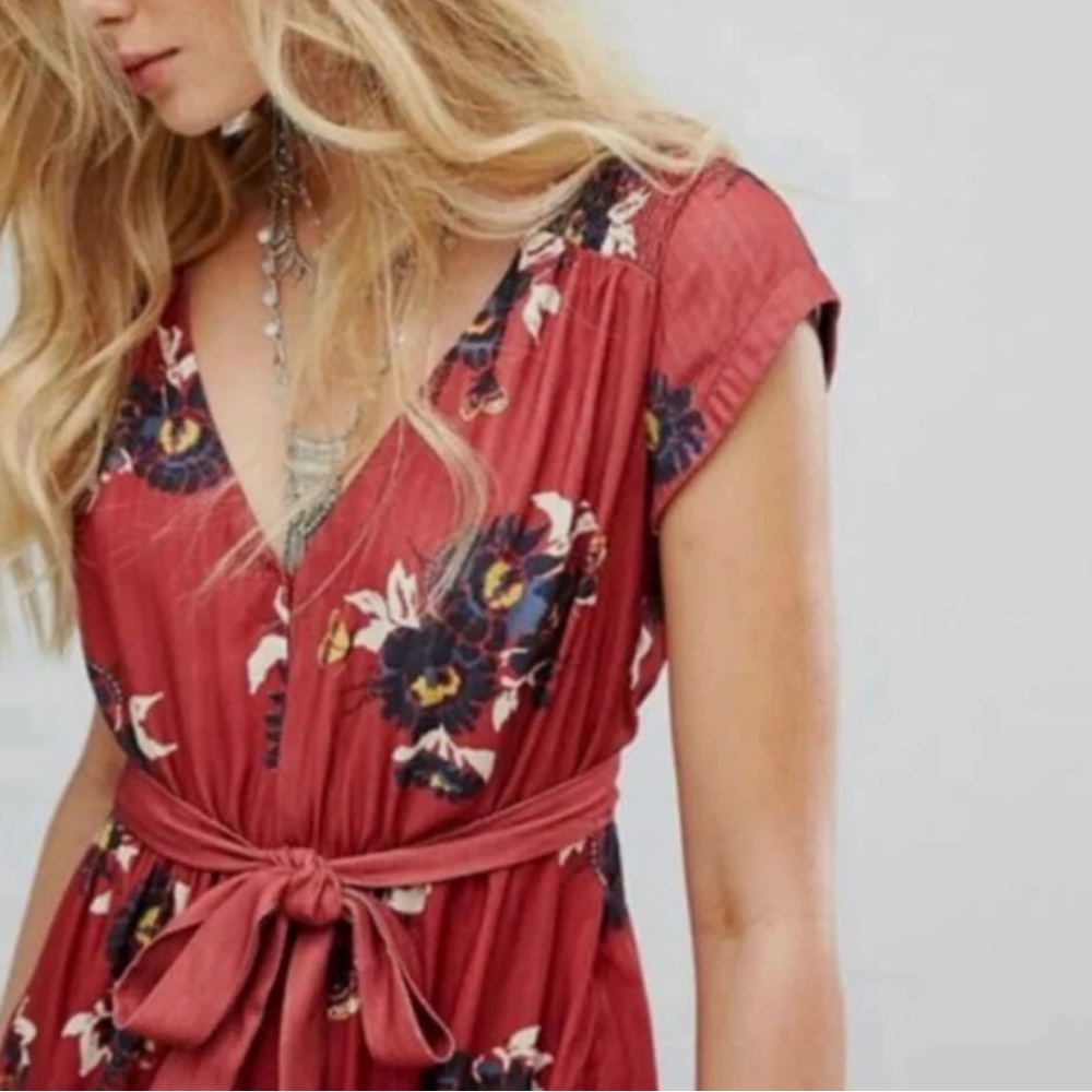 Free People All I Got Tiered Red Floral Maxi Dress
BNWT
Size 8 - Picture 2 of 9